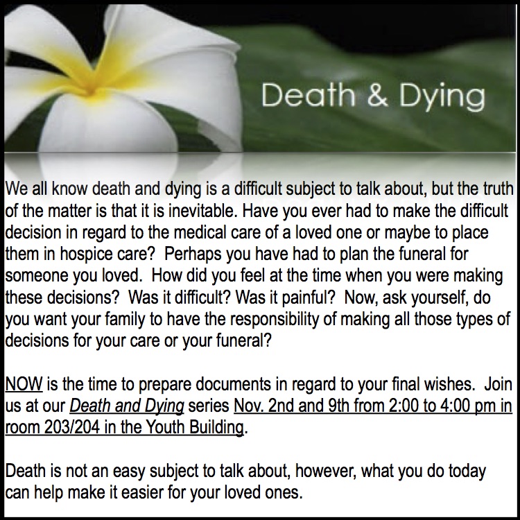death and dying