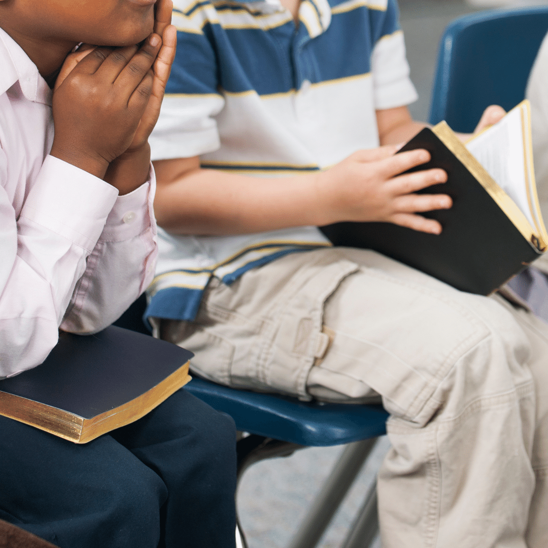 Kids at Sunday School