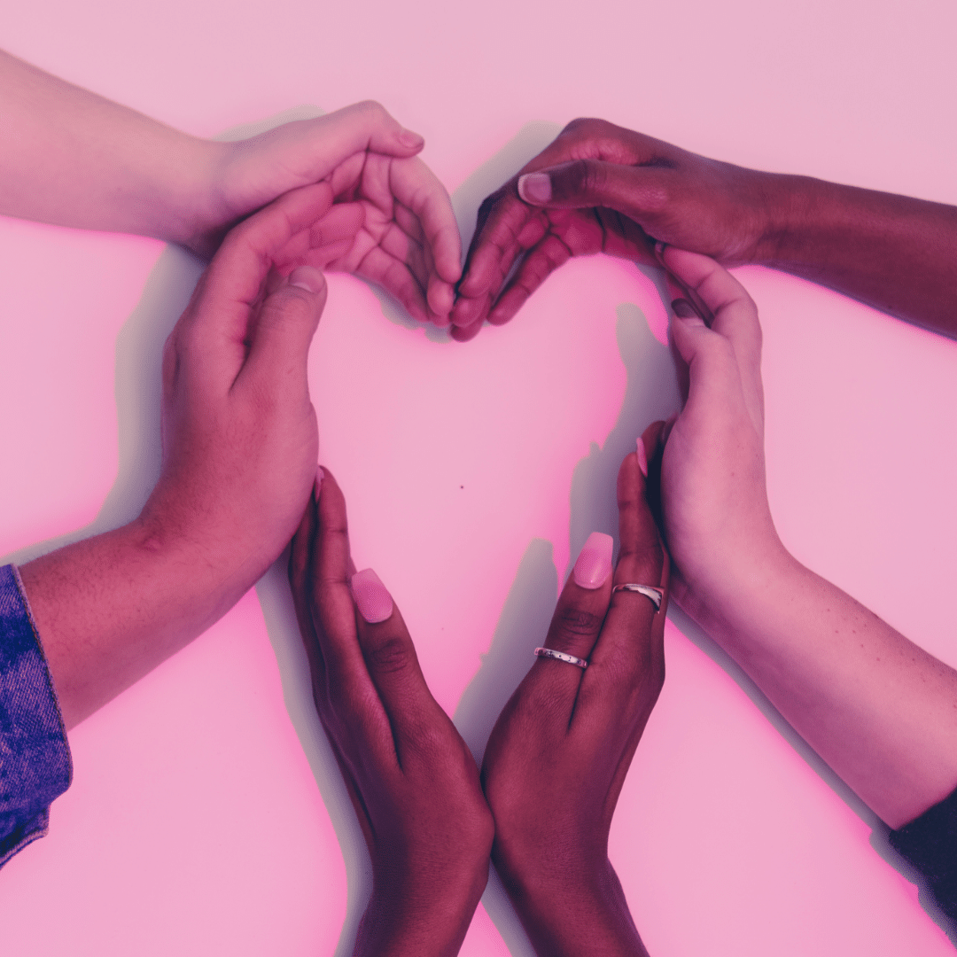 Hands making a heart